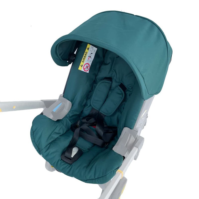 AICTIMO Seat Cushion Changing Kits Clothes, Sun Shade, Stroller Canopy Compatible with Doona Car Seat & Stroller (Green) - Image 1